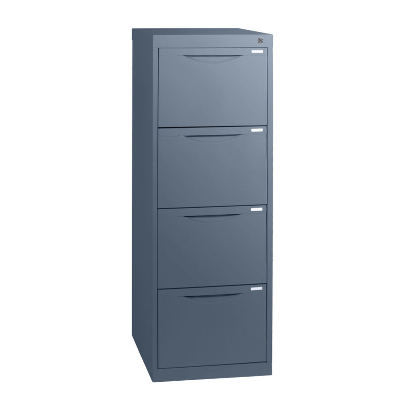 Statewide Homefile Vertical Filing Cabinet 4 Drawer Filing Cabinet - 1325h x 467w x 455d Graphite Ripple