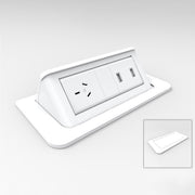 Rapidline Pop-Up Power Modules GPO 1 + USB 2 White