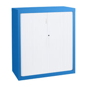 Statewide 900 mm Wide Tambour Door Cupboards With Shelves 2 Standard Shelves 675 H x 900 W x 455 D Wedgewood