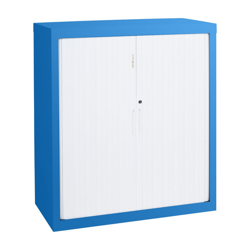 Statewide 900 mm Wide Tambour Door Cupboards With Shelves 2 Standard Shelves 675 H x 900 W x 455 D Wedgewood