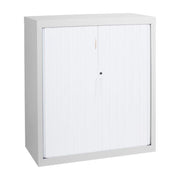 Statewide 900 mm Wide Tambour Door Cupboards - No Shelves No Shelves - Body Only 675 H x 900 W x 455 D White Birch