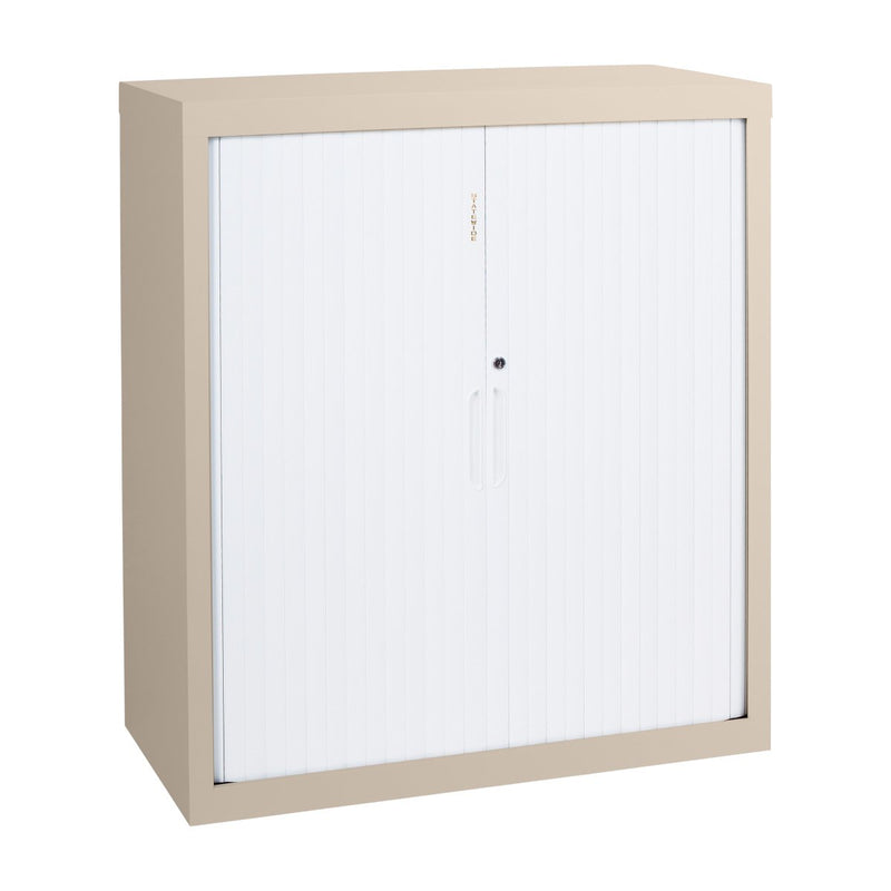 Statewide 900 mm Wide Tambour Door Cupboards - No Shelves No Shelves - Body Only 675 H x 900 W x 455 D Wild Oats