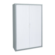 Statewide 1000 mm Wide Tambour Door Cupboards with Shelves 4 Standard Shelves 2000 H x 1000 W x 455 D Light Grey