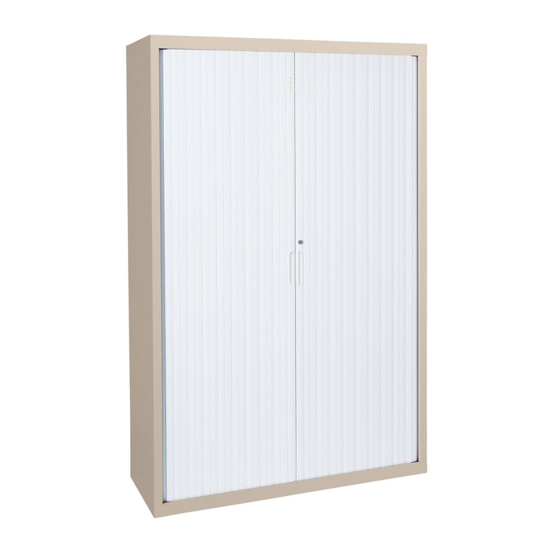 Statewide 1000 mm Wide Tambour Door Cupboards with Shelves 3 Standard Shelves 1850 H x 1000 W x 455 D Wild Oats