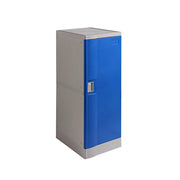 Steelco Single Door ABS Plastic Locker Half Height Navy Blue