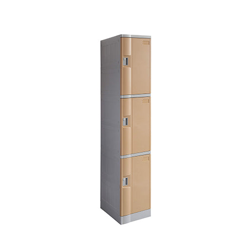 ABS Plastic Locker - 3 Door Full Height