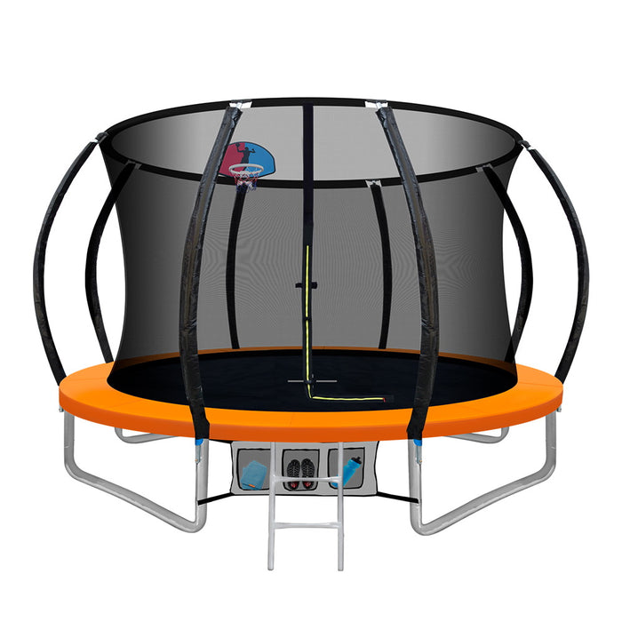 Everfit 10FT Round Trampoline With Basketball Hoop
