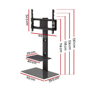 Artiss Floor TV Stand with Bracket Shelf Mount