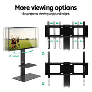 Artiss Floor TV Stand with Bracket Shelf Mount