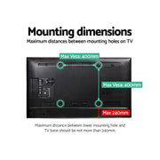 Artiss Table Top TV Swivel Mounted Stand