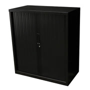 Rapidline GO Tambour Door 1200mm Wide Cupboard Without Shelves 1200mm Black
