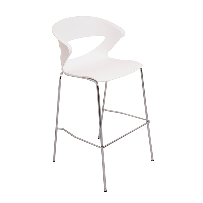 Rapidline Polypropylene Shell Bar Stool