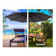 Instahut 3M Cantilevered Outdoor Umbrella