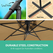 Instahut 3M Outdoor Umbrella