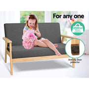 Artiss 2 Seater Fabric Sofa Chair