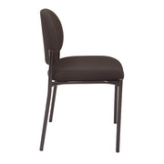 Rapidline Traditional Stacking Black Visitor Chair