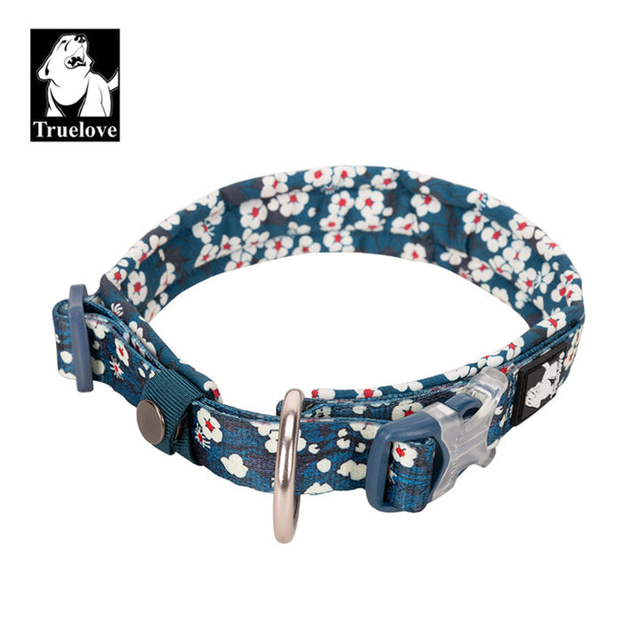Floral Dog Collar Poppy