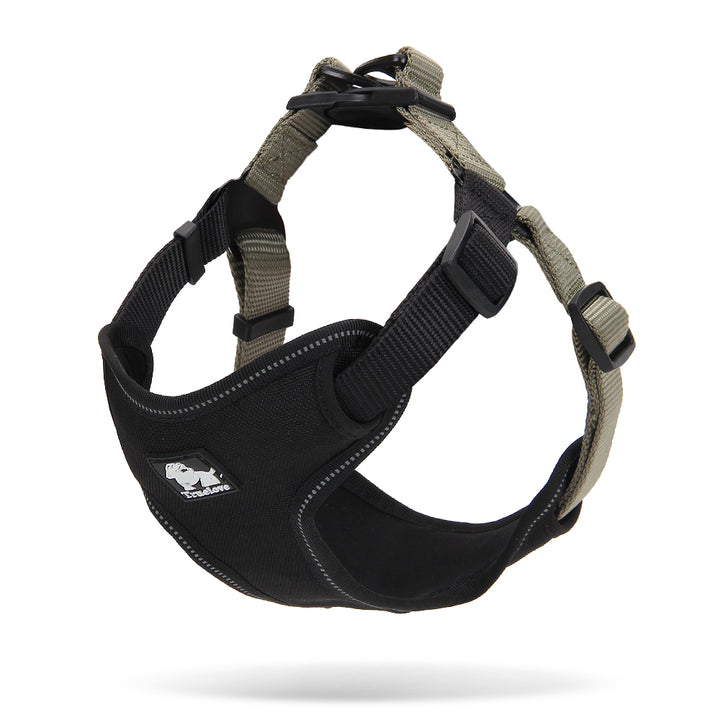 Urban Dog Harness Black Khaki S