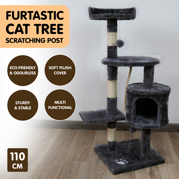 Furtastic 110cm Cat Tree Scratching Post