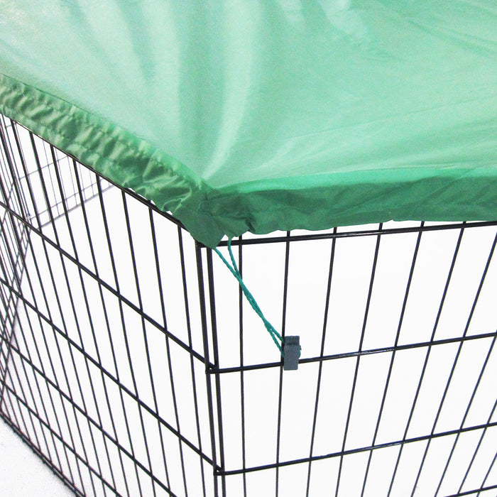 Paw Mate Green Net Cover for Pet Playpen Dog Exercise Enclosure Fence Cage