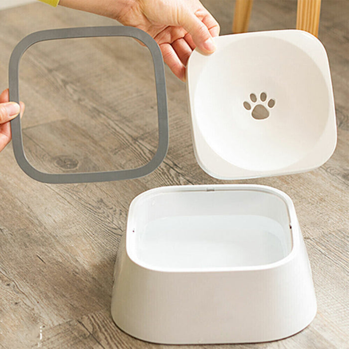 YES4PETS 1 x Medium Pet No Spill Feeder Bowl Dog Cat Puppy slow food Interactive Dish Dispenser