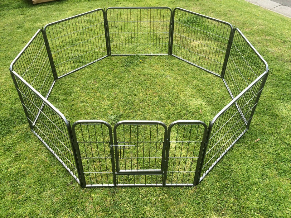YES4PETS 2 X 8 Panel 60 cm Heavy Duty Pet Dog Puppy Cat Rabbit Exercise Playpen Fence