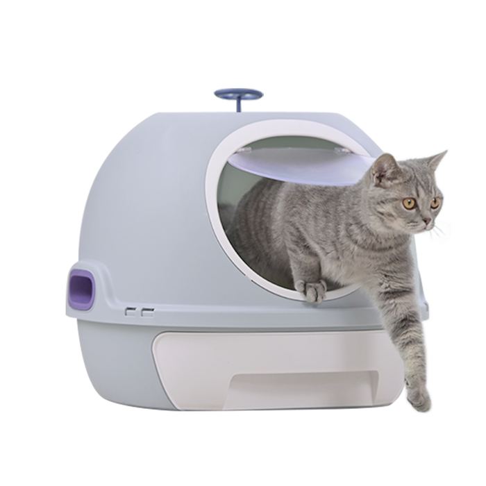 YES4PETS Hooded Cat Toilet Litter Box Tray House With Drawer and Scoop