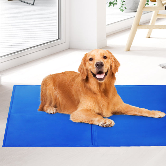 YES4PETS 2X Pet Cooling Bed Gel Mat Dog Cat Non-Toxic Cool Pad Puppy Cold Summer