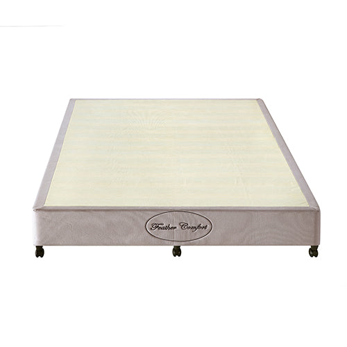 Mattress Base Ensemble Solid Wooden Slat with Removable Cover