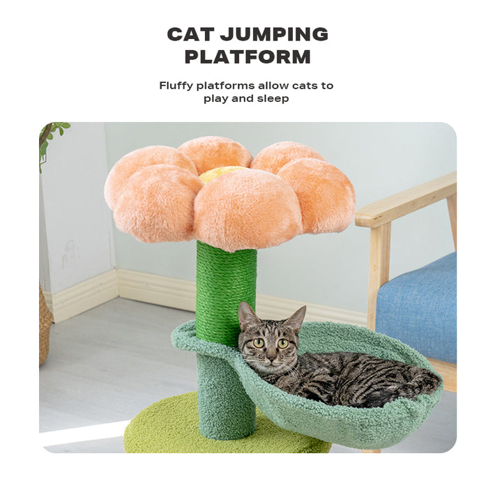 Cat Tree Scratching Post House Condo Furniture Feline Scratcher Tower Toys