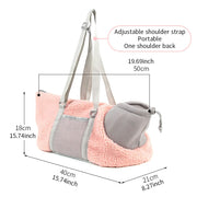 LIFEBEA Cat Carrier Comfy Shoulder Bag with Adjustable Strap Pet bag
