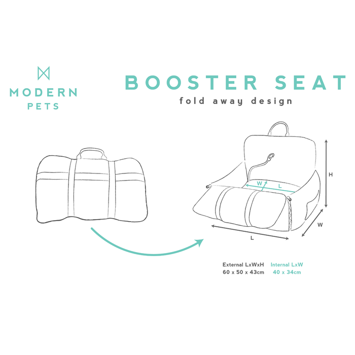 Premium Dog Booster Seat for Small Pets