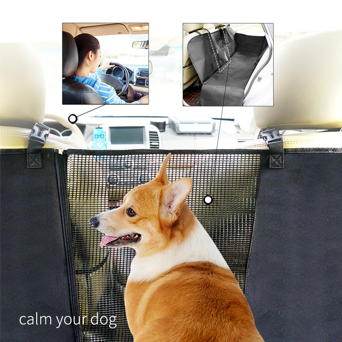 Ondoing Cargo Pet Car Boot Back Seat Cover Rear Dog Waterproof Protector Liner Mat Pad Black
