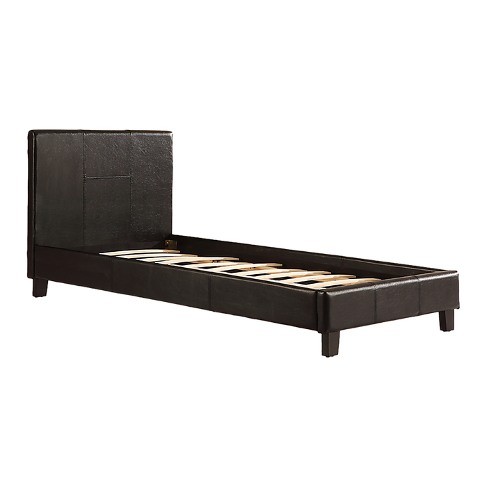 Single PU Leather Bed Frame