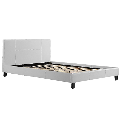 pu leather queen bed frame