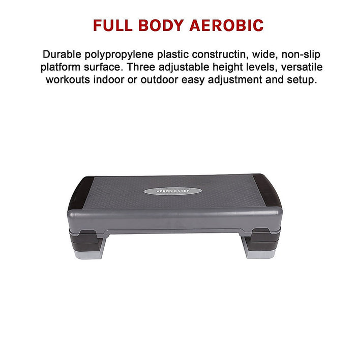 Buy Adjustable Aerobic Step Gym Exercise Fitness Workout Online