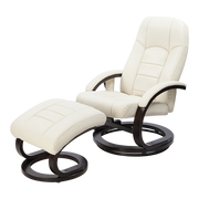 Leather Massage Chair White