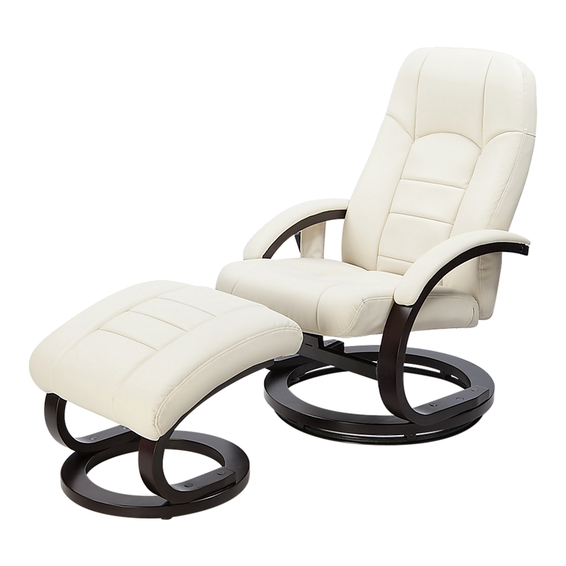Leather Massage Chair White