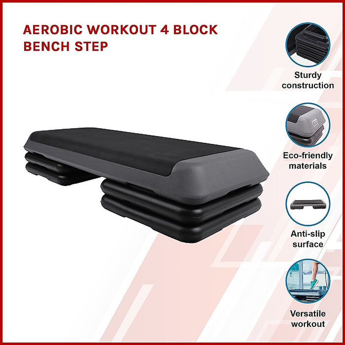 Aerobic Workout Block Bench Step