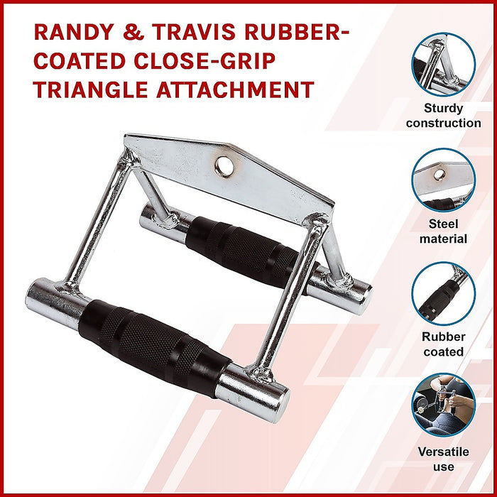 Randy & Travis Rubber-coated Close-grip Triangle Attachment