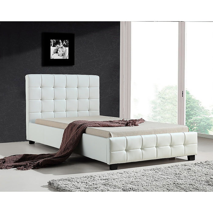 King Single PU Leather Deluxe Bed Frame