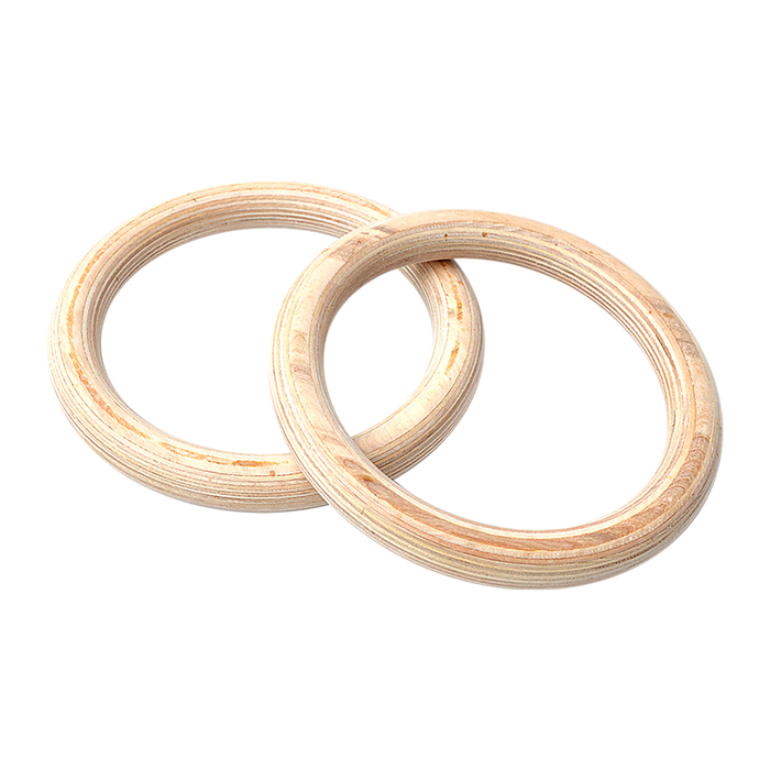 Wooden Gymnastic Rings Olympic Gym Strength Training