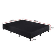 Palermo King Single Ensemble Bed Base Linen Fabric