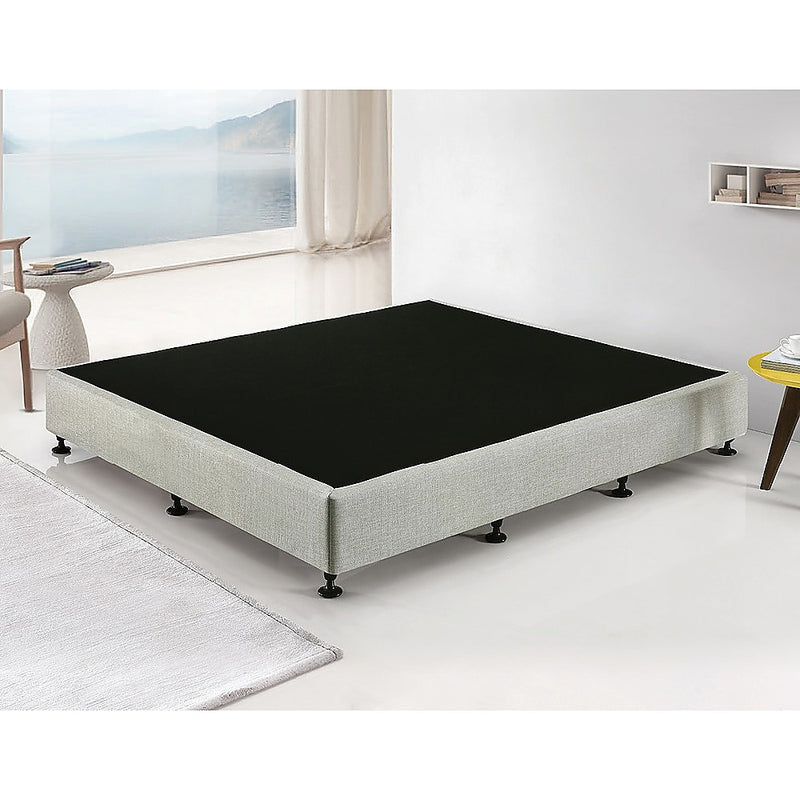 Palermo King Ensemble Bed Base Linen Fabric