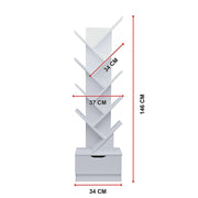 Artiss 6 Panel Room Divider Privacy Screen Foldable Pine Wood Stand White