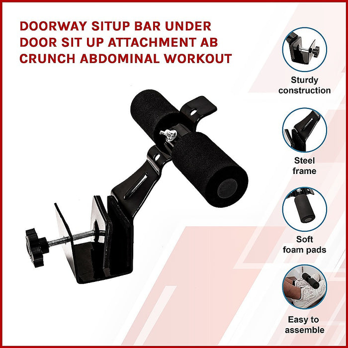Doorway Situp Bar - Ab Crunch Abdominal Workout