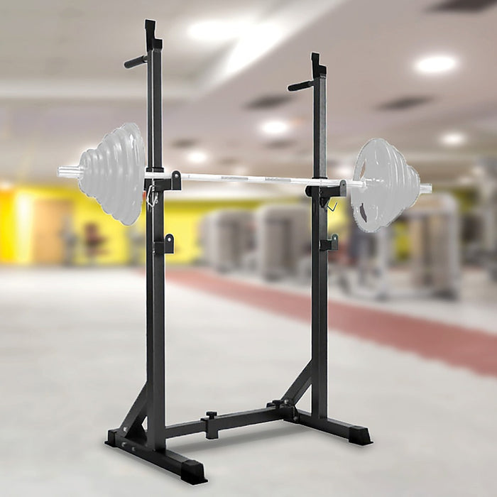 Adjustable Weight Lifting Gym Barbell Stand