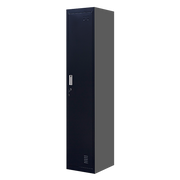 Standard Lock One-Door Office Gym Shed Clothing Locker Cabinet Black