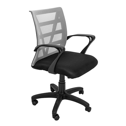Rapidline Vienna Mesh Back Computer Office Chair Silver