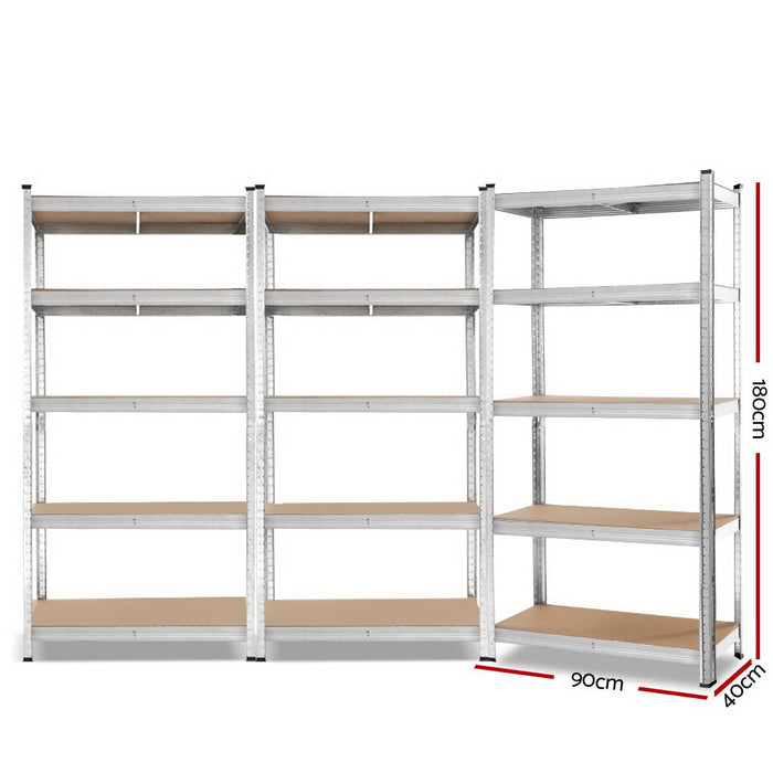 Giants Warehouse Shelving Rack Racking Garage Metal Storage Shelves